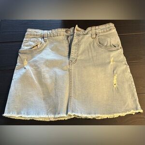 Harlow Blue Pencil Mini Skirt Resort Wear